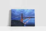 San Francisco Köprü | Kanvas Tablo | Cam Tablo | Mdf Tablo | A27234 - Görsel 2