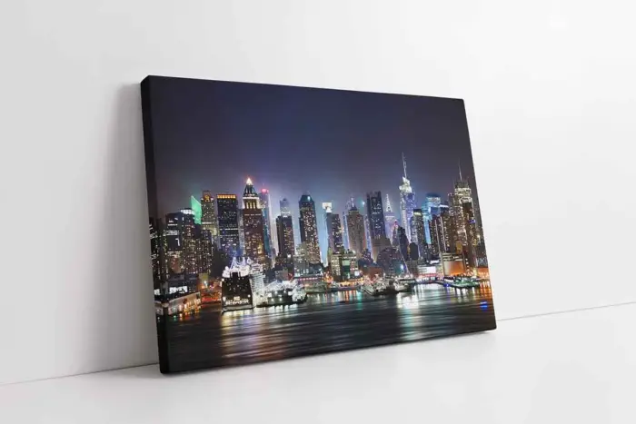 New York Gece | Kanvas Tablo | Cam Tablo | Mdf Tablo | A27273 - Görsel 1