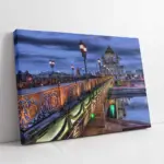 Gece Köprü | Kanvas Tablo | Cam Tablo | Mdf Tablo | A27384