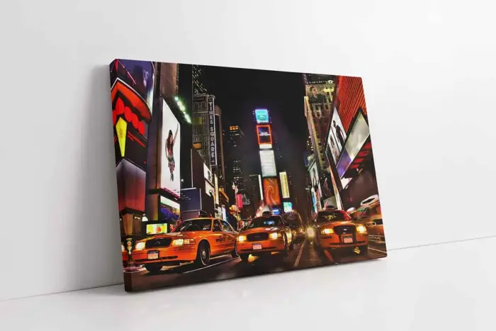 New York Gece | Kanvas Tablo | Cam Tablo | Mdf Tablo | A27396 - Görsel 1