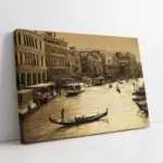 İtalya Venedik Siyah Beyaz | Kanvas Tablo | Cam Tablo | Mdf Tablo | A27420