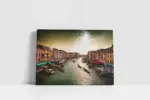 İtalya Venedik Gondol | Kanvas Tablo | Cam Tablo | Mdf Tablo | A27424 - Görsel 2