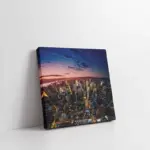 Gece Şehir Fotoğrafları | Kanvas Tablo | Cam Tablo | Mdf Tablo | A27480