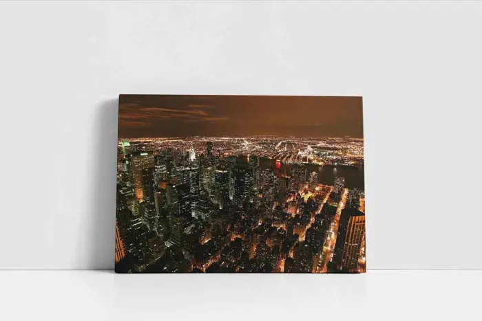 New York Gece | Kanvas Tablo | Cam Tablo | Mdf Tablo | A27490 - Görsel 2