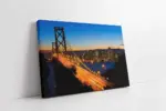 Gece Pozlama Köprü | Kanvas Tablo | Cam Tablo | Mdf Tablo | A27504