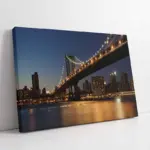 Amerika Gece Köprü | Kanvas Tablo | Cam Tablo | Mdf Tablo | A27516