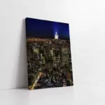 New York Gece | Kanvas Tablo | Cam Tablo | Mdf Tablo | A27525