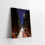 Trafikle Tıkanmış Cadde | Kanvas Tablo | Cam Tablo | Mdf Tablo | A27526