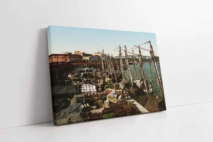 Havana Küba | Kanvas Tablo | Cam Tablo | Mdf Tablo | A27530 - Görsel 1