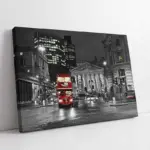 Londra Kırmızı Otobüs | Kanvas Tablo | Cam Tablo | Mdf Tablo | A27534