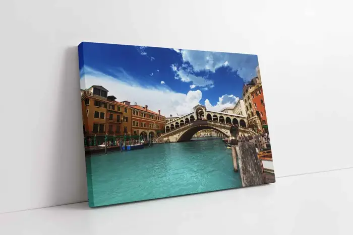 Rialto Köprüsü | Kanvas Tablo | Cam Tablo | Mdf Tablo | A27535 - Görsel 1