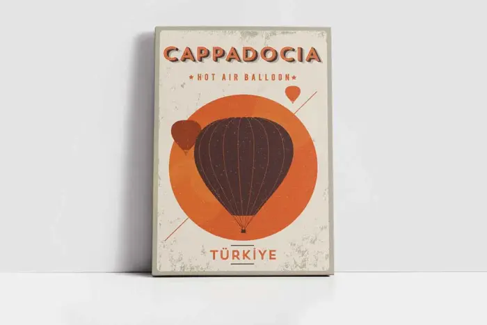 Kapadokya | Kanvas Tablo | Cam Tablo | Mdf Tablo | A27548 - Görsel 2
