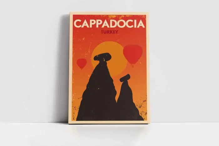 Kapadokya | Kanvas Tablo | Cam Tablo | Mdf Tablo | A27550 - Görsel 2