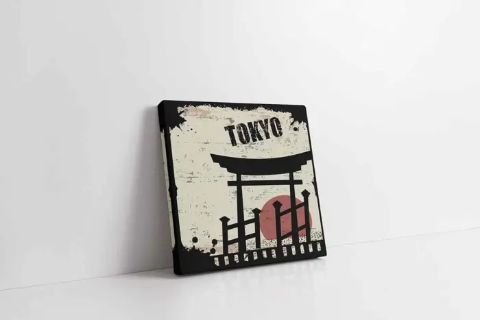 Tokyo | Kanvas Tablo | Cam Tablo | Mdf Tablo | A27551 - Görsel 1