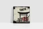 Tokyo | Kanvas Tablo | Cam Tablo | Mdf Tablo | A27551 - Görsel 2
