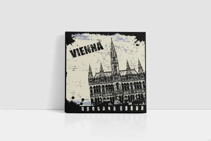 Viyana | Kanvas Tablo | Cam Tablo | Mdf Tablo | A27554 - Görsel 2