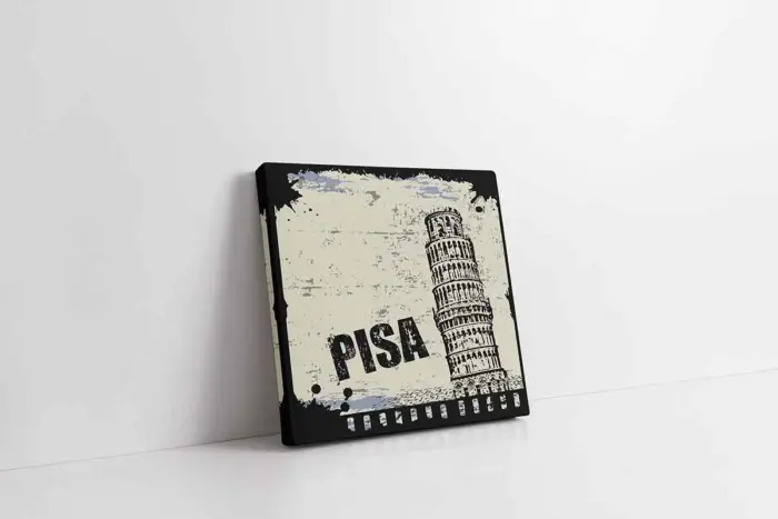 Pisa Kulesi | Kanvas Tablo | Cam Tablo | Mdf Tablo | A27555 - Görsel 1