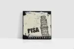 Pisa Kulesi | Kanvas Tablo | Cam Tablo | Mdf Tablo | A27555 - Görsel 2