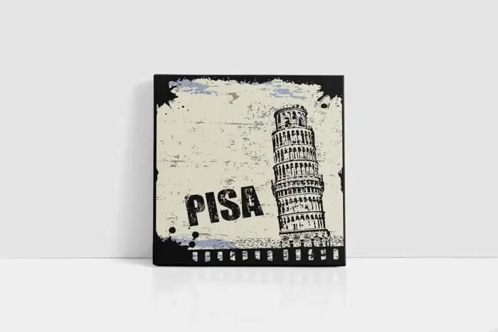 Pisa Kulesi | Kanvas Tablo | Cam Tablo | Mdf Tablo | A27555 - Görsel 2