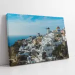Santorini Adası | Kanvas Tablo | Cam Tablo | Mdf Tablo | A27563