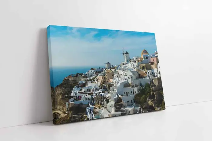 Santorini Adası | Kanvas Tablo | Cam Tablo | Mdf Tablo | A27563 - Görsel 1