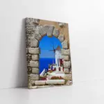 Santorini Adası | Kanvas Tablo | Cam Tablo | Mdf Tablo | A27579