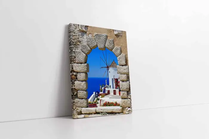 Santorini Adası | Kanvas Tablo | Cam Tablo | Mdf Tablo | A27579 - Görsel 1