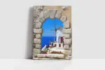Santorini Adası | Kanvas Tablo | Cam Tablo | Mdf Tablo | A27579 - Görsel 2