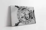 Siyah Beyaz Marilyn Monroe | Kanvas Tablo | Cam Tablo | Mdf Tablo | A31003