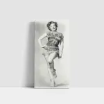 Siyah Beyaz Marilyn Monroe | Kanvas Tablo | Cam Tablo | Mdf Tablo | A31007