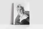 Siyah Beyaz Marilyn Monroe | Kanvas Tablo | Cam Tablo | Mdf Tablo | A31008 - Görsel 2