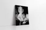 Siyah Beyaz Marilyn Monroe | Kanvas Tablo | Cam Tablo | Mdf Tablo | A31010