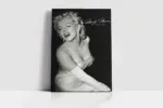 Siyah Beyaz Marilyn Monroe | Kanvas Tablo | Cam Tablo | Mdf Tablo | A31011 - Görsel 2