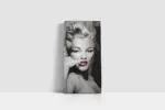 Siyah Beyaz Marilyn Monroe | Kanvas Tablo | Cam Tablo | Mdf Tablo | A31012