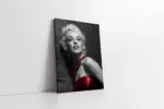 Siyah Beyaz Marilyn Monroe | Kanvas Tablo | Cam Tablo | Mdf Tablo | A31013