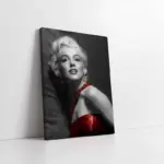 Siyah Beyaz Marilyn Monroe | Kanvas Tablo | Cam Tablo | Mdf Tablo | A31013