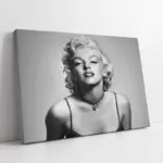 Siyah Beyaz Marilyn Monroe | Kanvas Tablo | Cam Tablo | Mdf Tablo | A31014