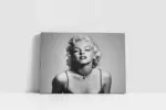 Siyah Beyaz Marilyn Monroe | Kanvas Tablo | Cam Tablo | Mdf Tablo | A31014 - Görsel 2