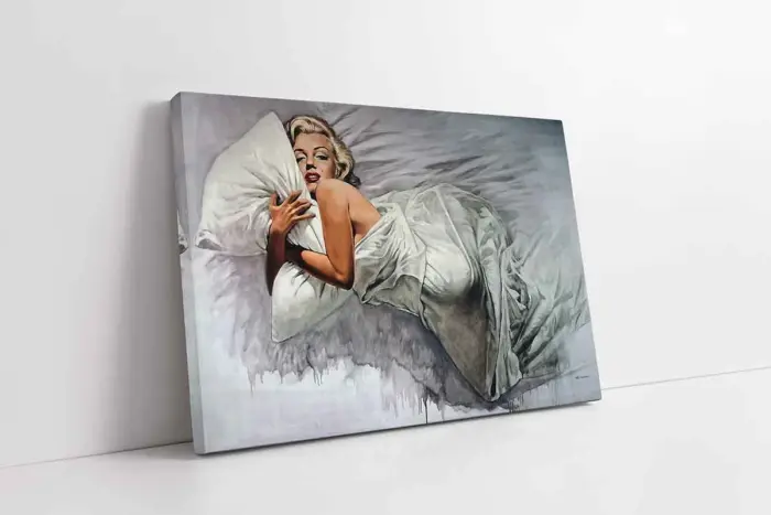 Renkli Marilyn Monroe | Kanvas Tablo | Cam Tablo | Mdf Tablo | A31015 - Görsel 1