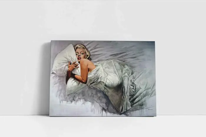 Renkli Marilyn Monroe | Kanvas Tablo | Cam Tablo | Mdf Tablo | A31015 - Görsel 2