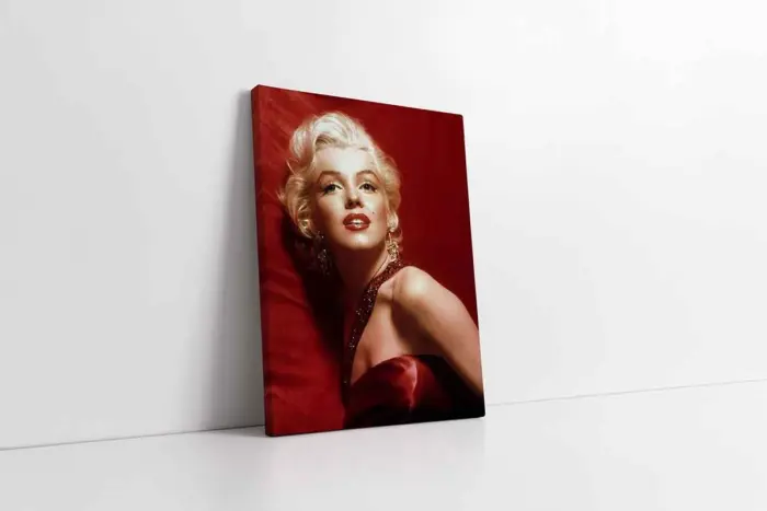 Renkli Marilyn Monroe | Kanvas Tablo | Cam Tablo | Mdf Tablo | A31016 - Görsel 1