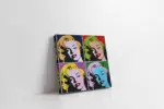 Renkli Marilyn Monroe | Kanvas Tablo | Cam Tablo | Mdf Tablo | A31017