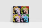 Renkli Marilyn Monroe | Kanvas Tablo | Cam Tablo | Mdf Tablo | A31017 - Görsel 2