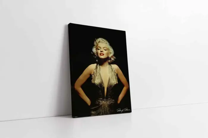 Renkli Marilyn Monroe | Kanvas Tablo | Cam Tablo | Mdf Tablo | A31019 - Görsel 1