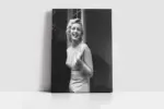 Siyah Beyaz Marilyn Monroe | Kanvas Tablo | Cam Tablo | Mdf Tablo | A31028 - Görsel 2