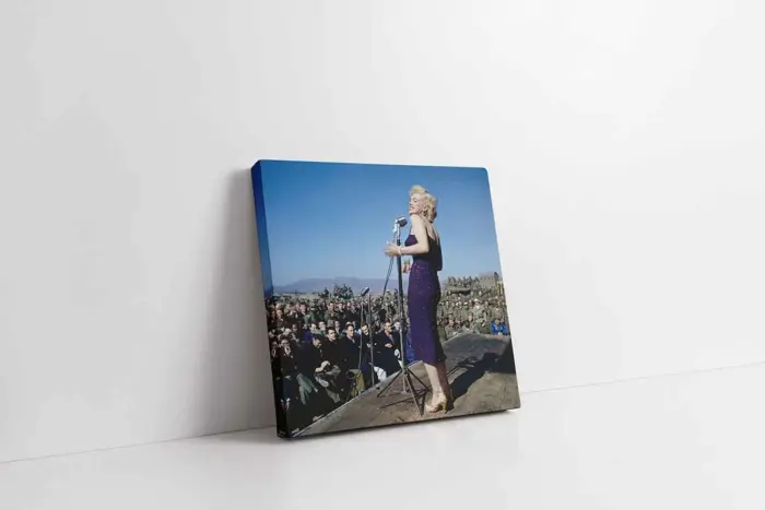 Renkli Marilyn Monroe | Kanvas Tablo | Cam Tablo | Mdf Tablo | A31031 - Görsel 1