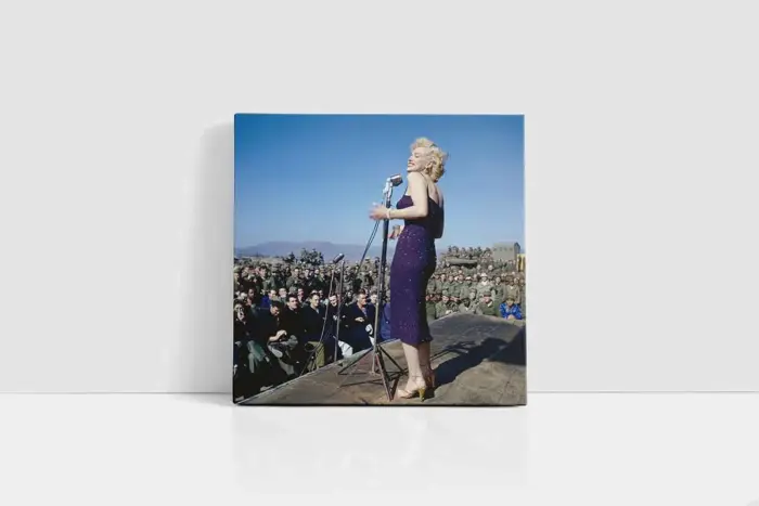 Renkli Marilyn Monroe | Kanvas Tablo | Cam Tablo | Mdf Tablo | A31031 - Görsel 2