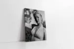Siyah Beyaz Marilyn Monroe | Kanvas Tablo | Cam Tablo | Mdf Tablo | A31032