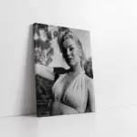 Siyah Beyaz Marilyn Monroe | Kanvas Tablo | Cam Tablo | Mdf Tablo | A31032