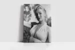 Siyah Beyaz Marilyn Monroe | Kanvas Tablo | Cam Tablo | Mdf Tablo | A31032 - Görsel 2